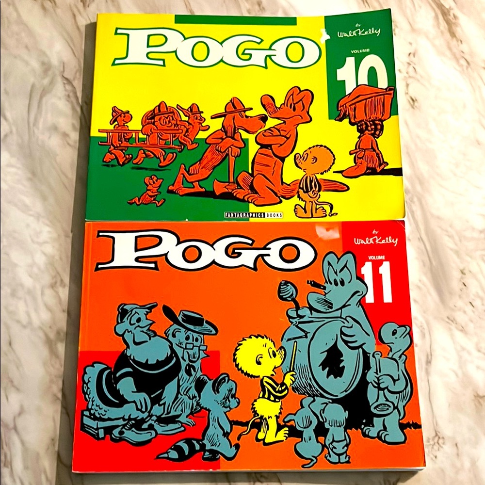 Walt Kelly Fantagrahics Large Pogo Softcover Books Volumes 10 and 11